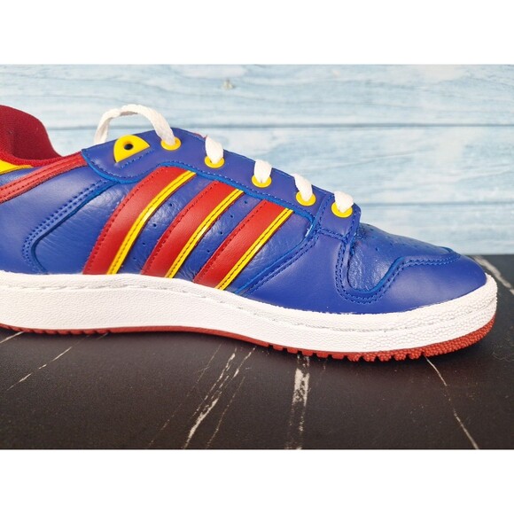 Adidas Rivalry Low Blue Red Yellow Shoes Kansas Size 6 main image 9